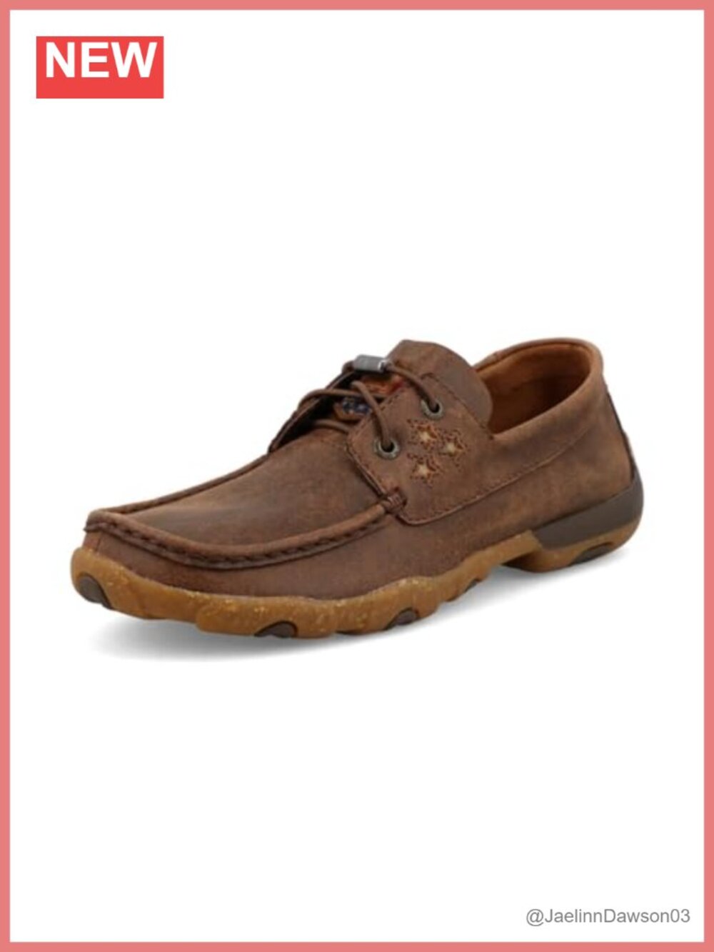 Women's Leather Boat Shoes Driving Moc